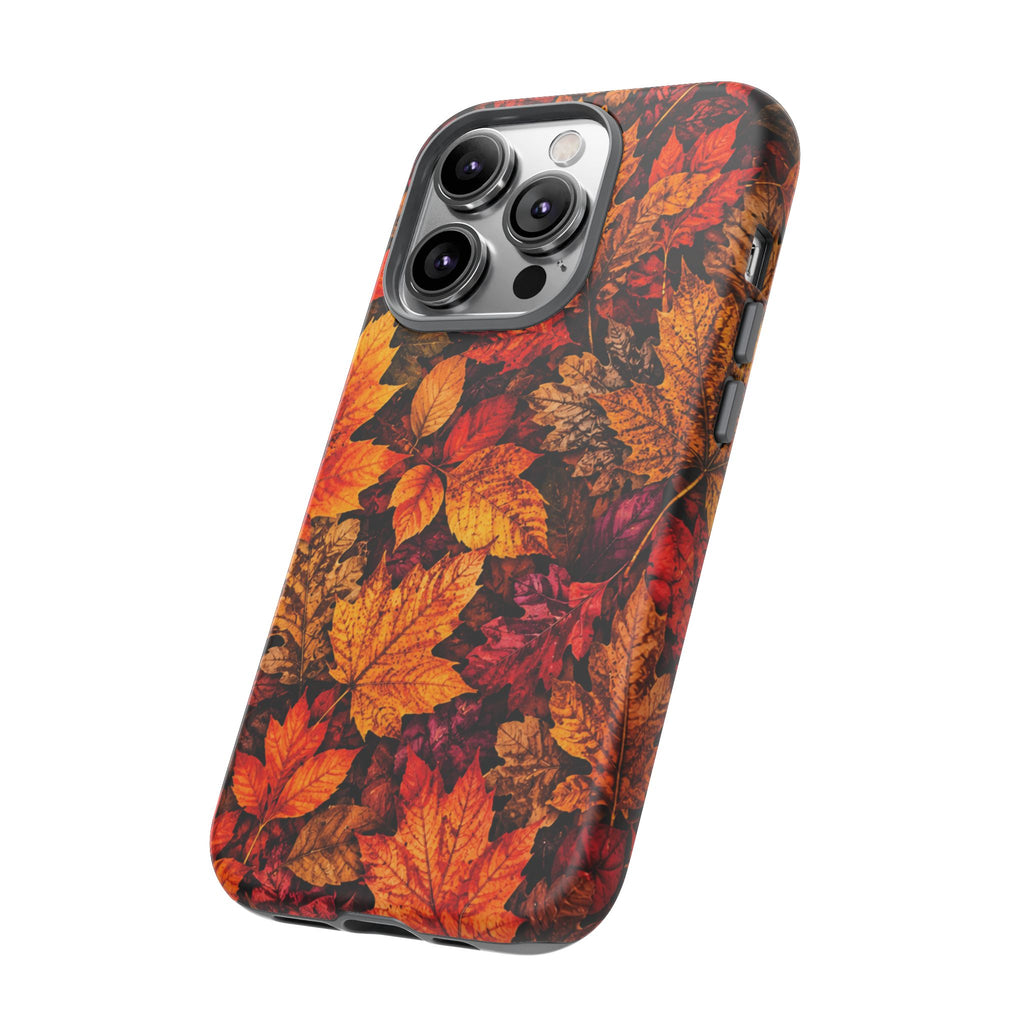 Autumn Leaves Tough Phone Case — Fall Foliage Protective Cover