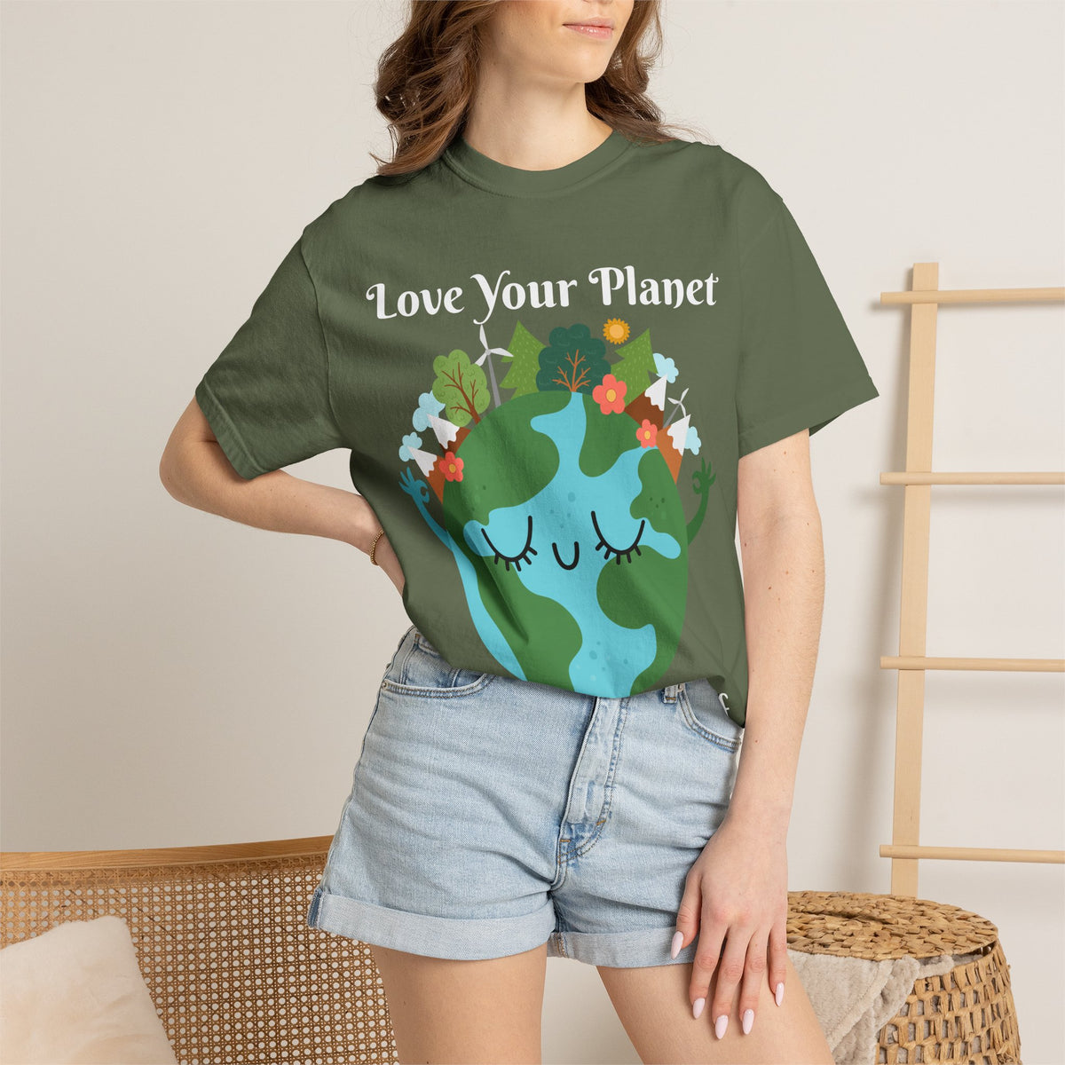 Love Your Planet Love Yourself T-Shirt — Earth Day Eco-Friendly Graphic Tee