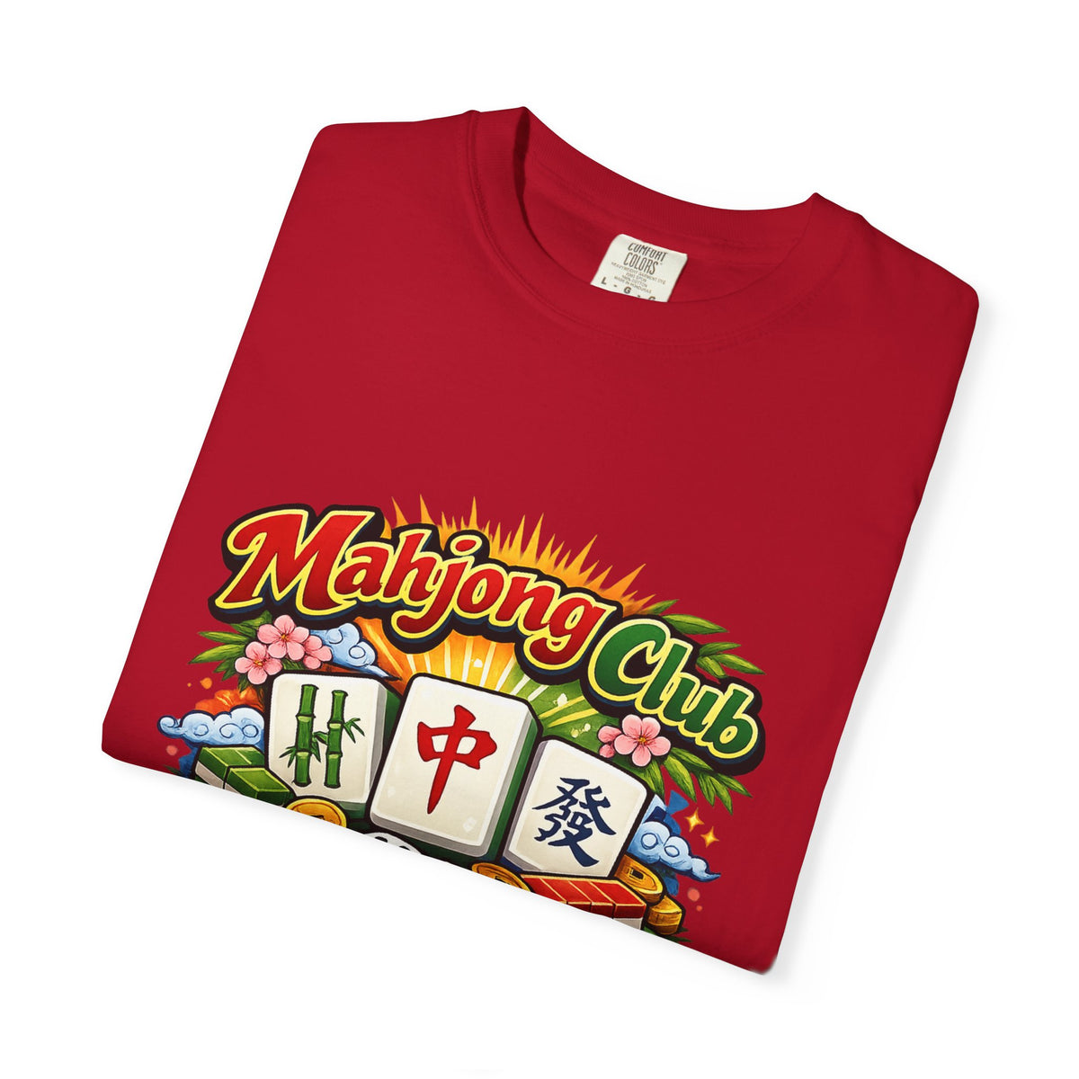 Mahjong Club Addicted to the Tiles T-shirt | Mahjong Graphic Tee