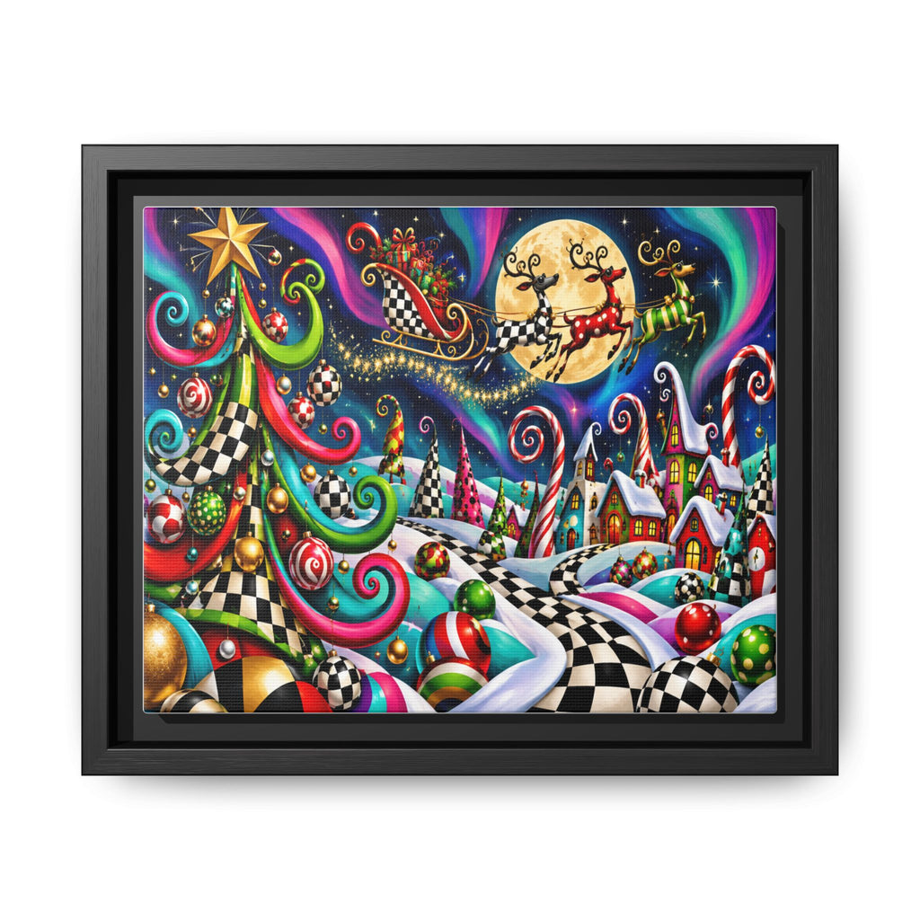 Whimsical Christmas Night Canvas