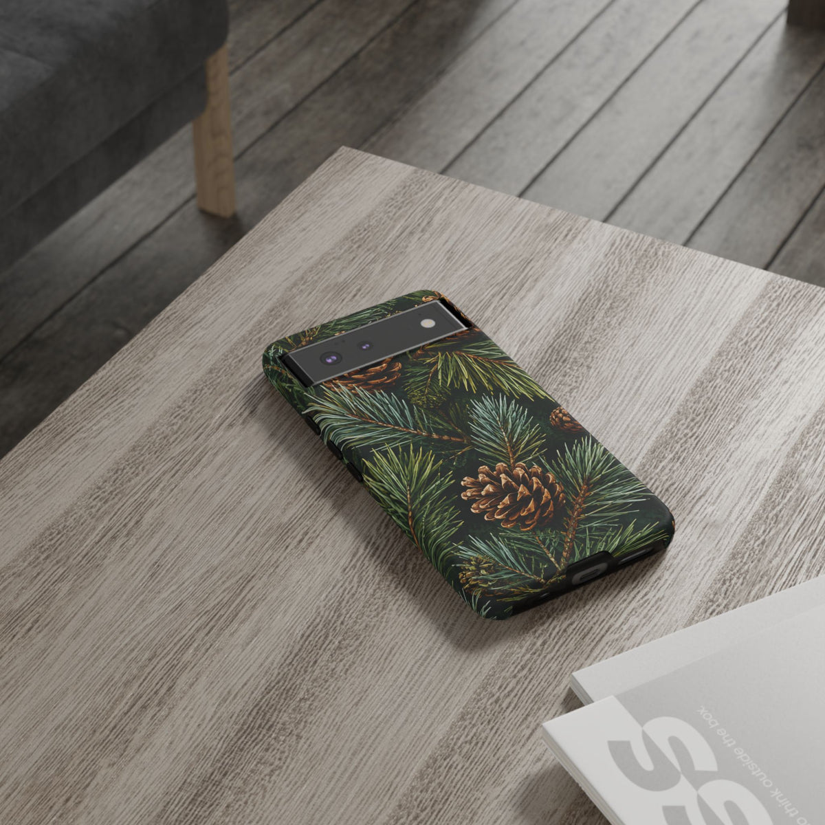 Pinecone Pines Phone Case — Festive Evergreen iPhone Cover