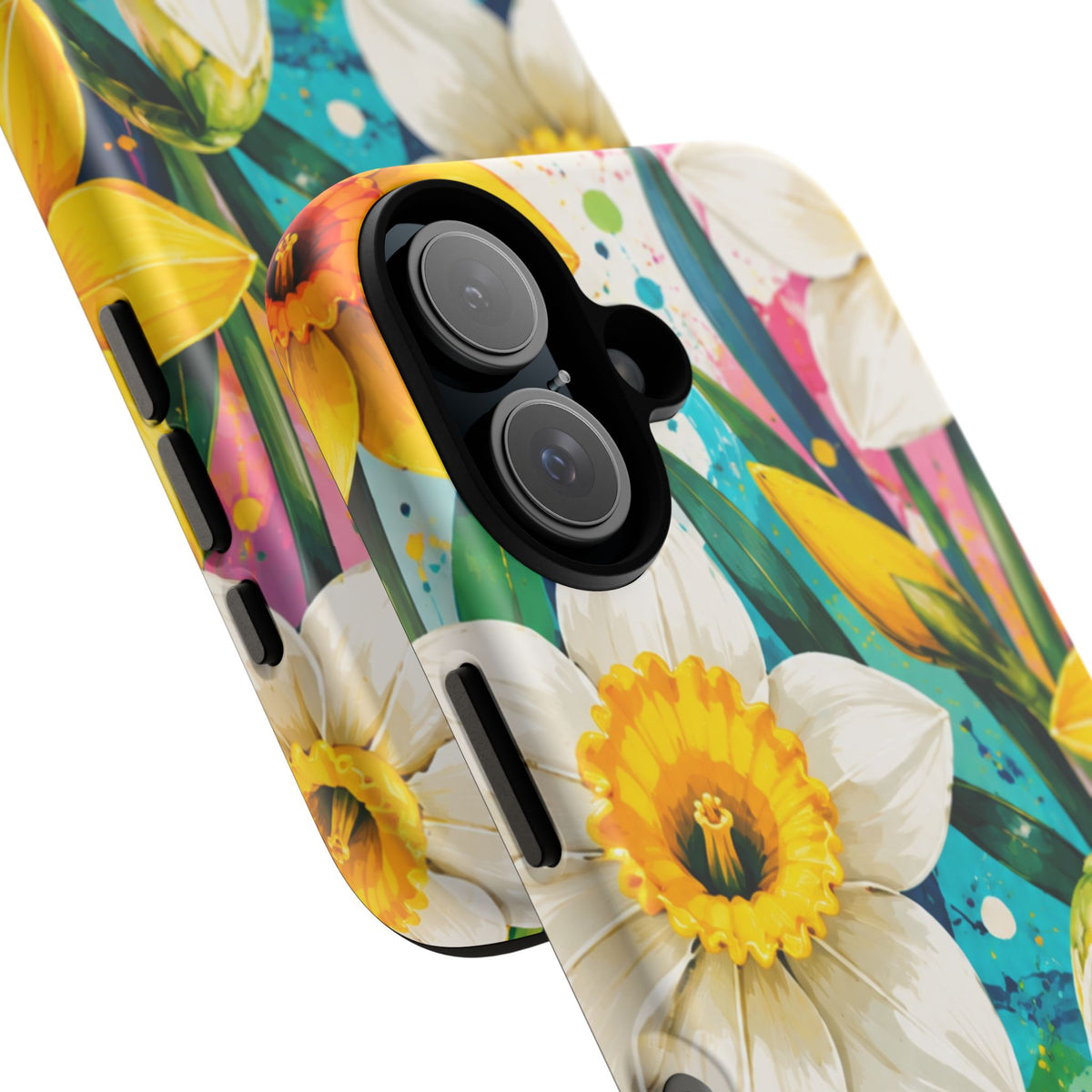 Daffodil Floral Phone Case — Bright Spring Garden Protective Cover