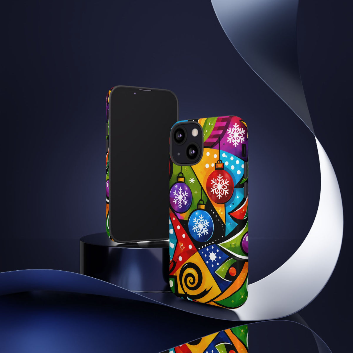 Holiday Ornament Phone Case — Colorful Festive Christmas Design