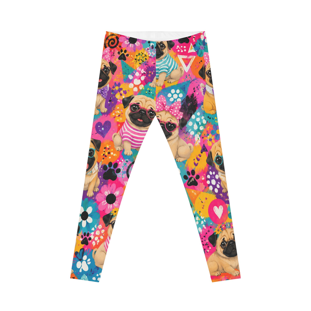 Pug Party All-Over-Print Women's Leggings