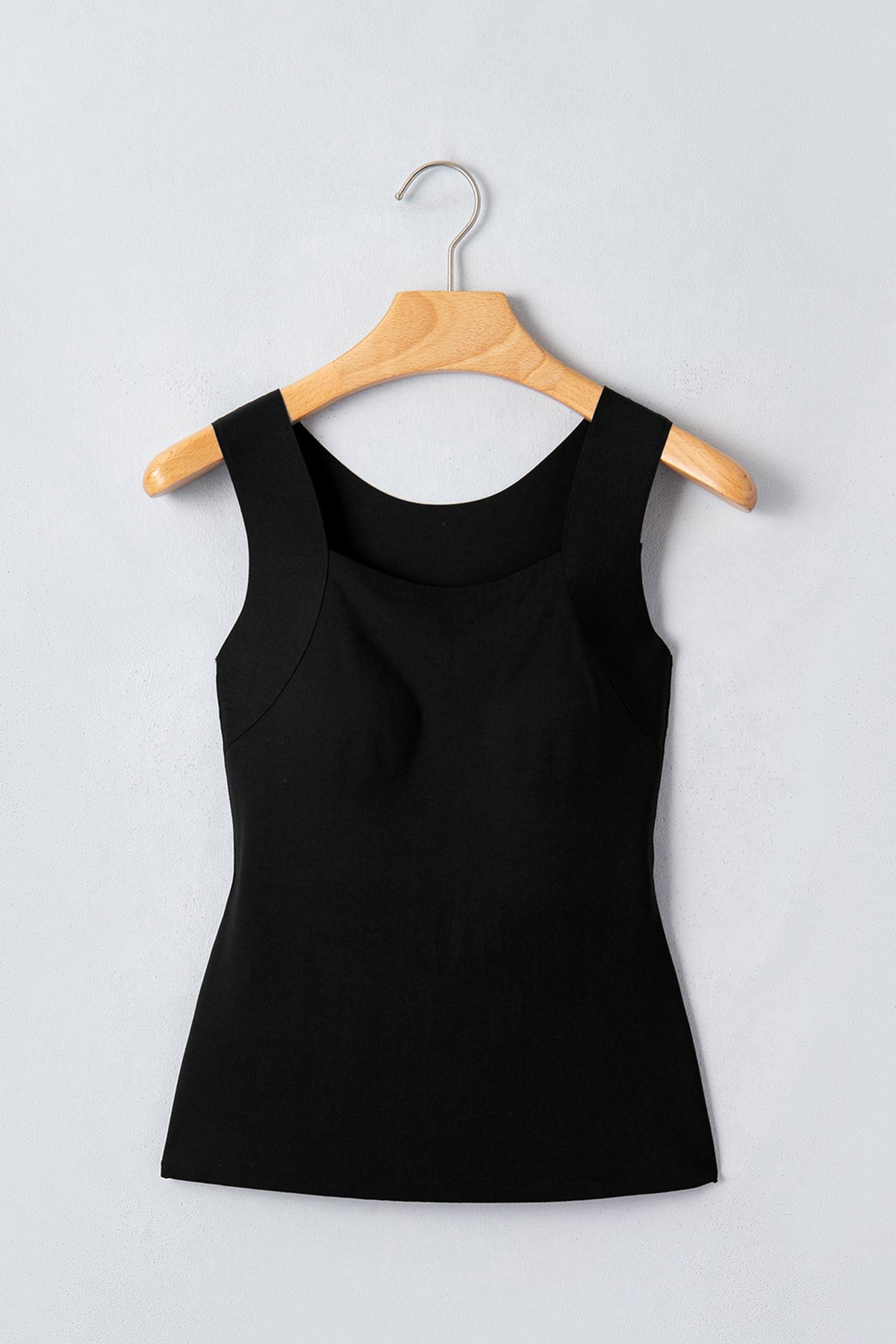 Solid Wide Strap Tank Top
