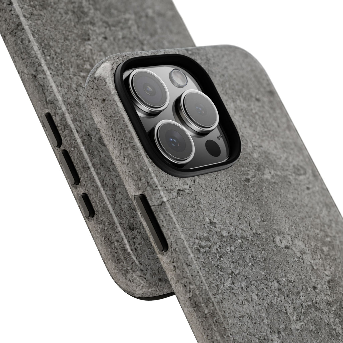 Concrete Texture Phone Case — Rugged Grey Protective iPhone Cover