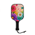Pickleball Paddle Set — Colorful Floral Design Pickleball Kit with Balls
