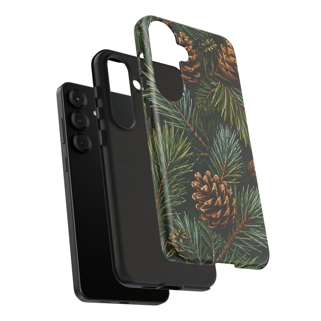 Pinecone Pines Phone Case — Festive Evergreen iPhone Cover