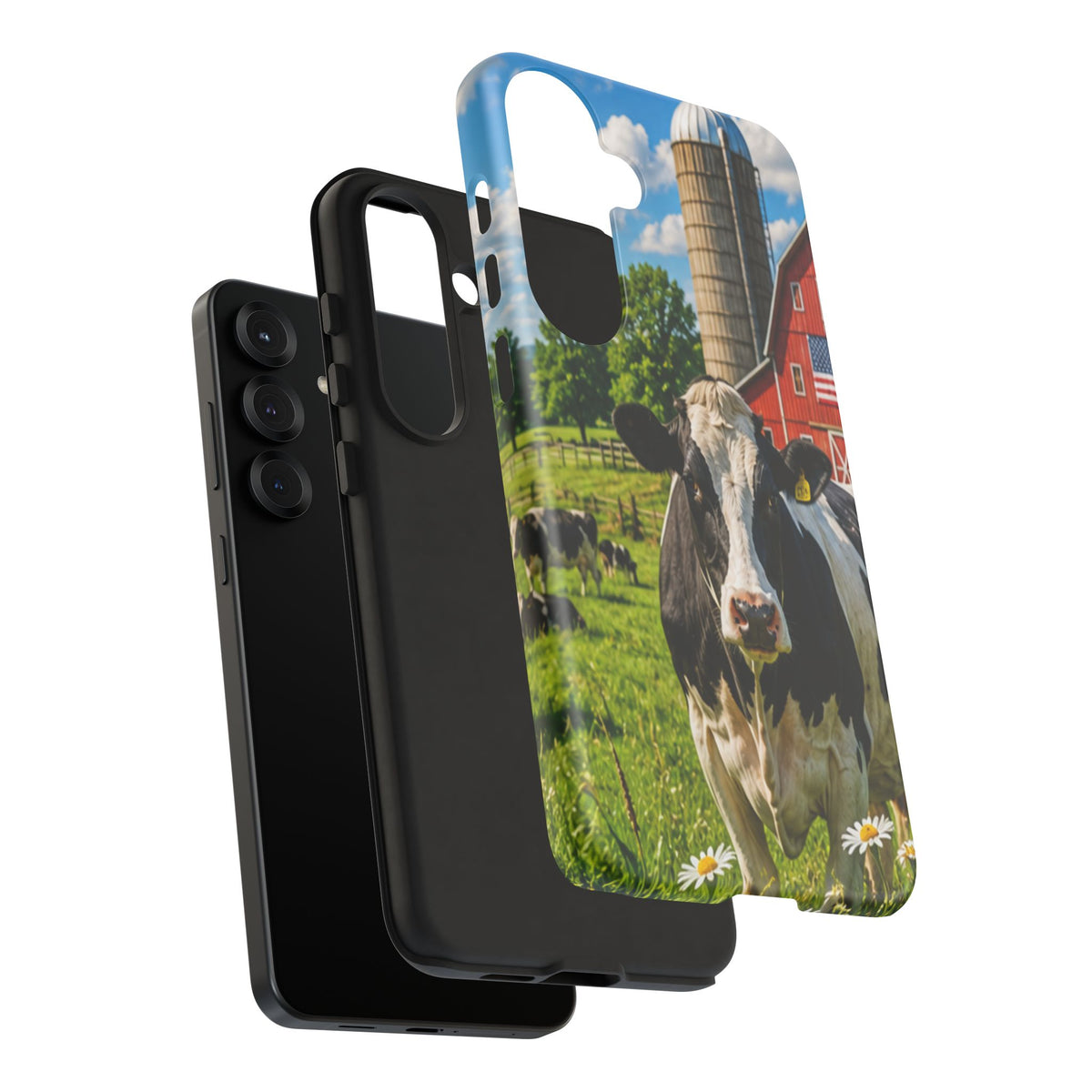 Cow Farm Phone Case — Rustic Barnyard iPhone Cover