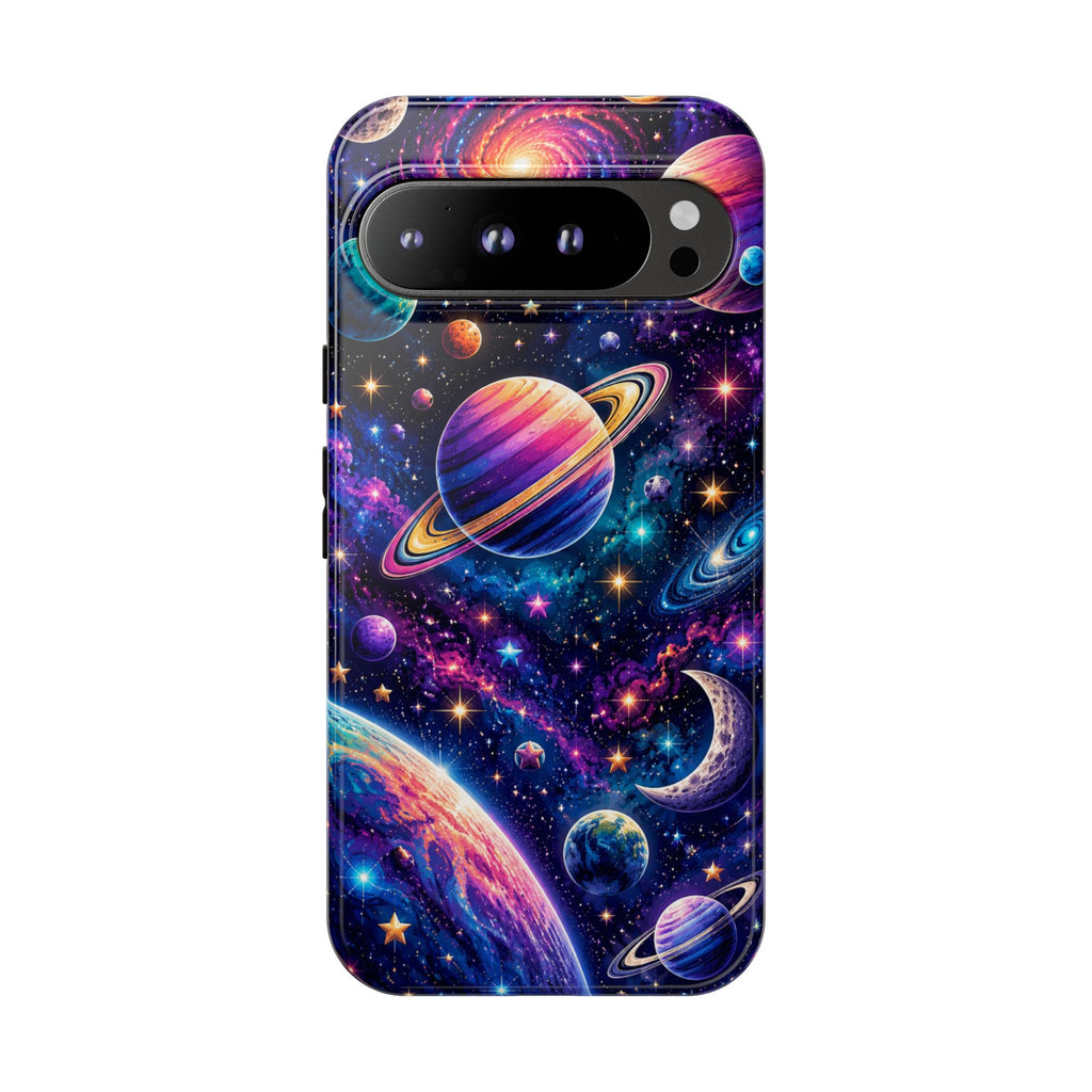 Colorful Galaxy Planets phone case | Tough Case