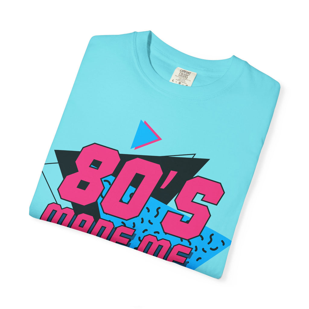 80's Made Me T-shirt | Retro 80s Neon Geometric Tee