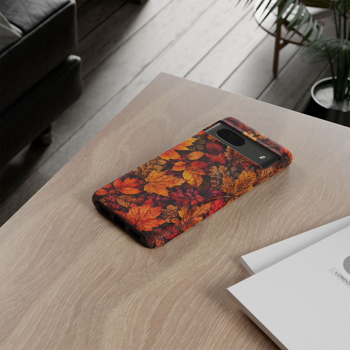 Autumn Leaves Tough Phone Case — Fall Foliage Protective Cover