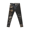 Skull Rock Leggings — Gothic Skeleton All-Over Print Women's Leggings