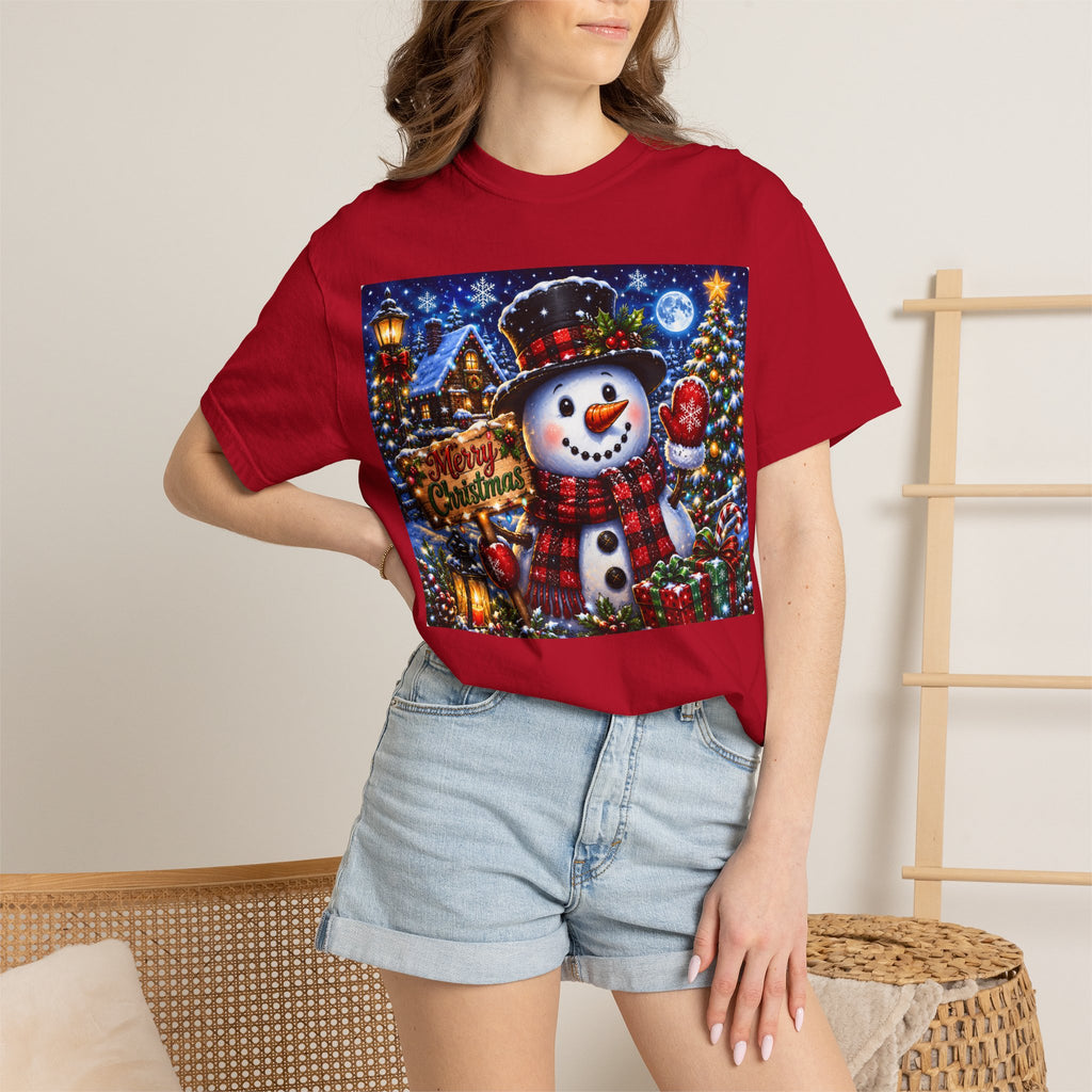 Christmas Snowman T-Shirt — Merry Christmas Holiday Graphic Tee