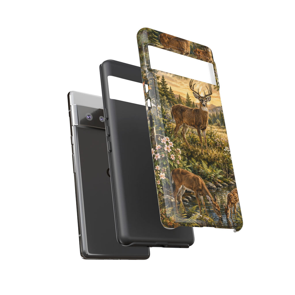 Deer Forest Phone Case — Woodland Bucks Nature iPhone Cover