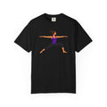 Yoga Warrior Pose T-Shirt | Woman in Virabhadrasana Illustration