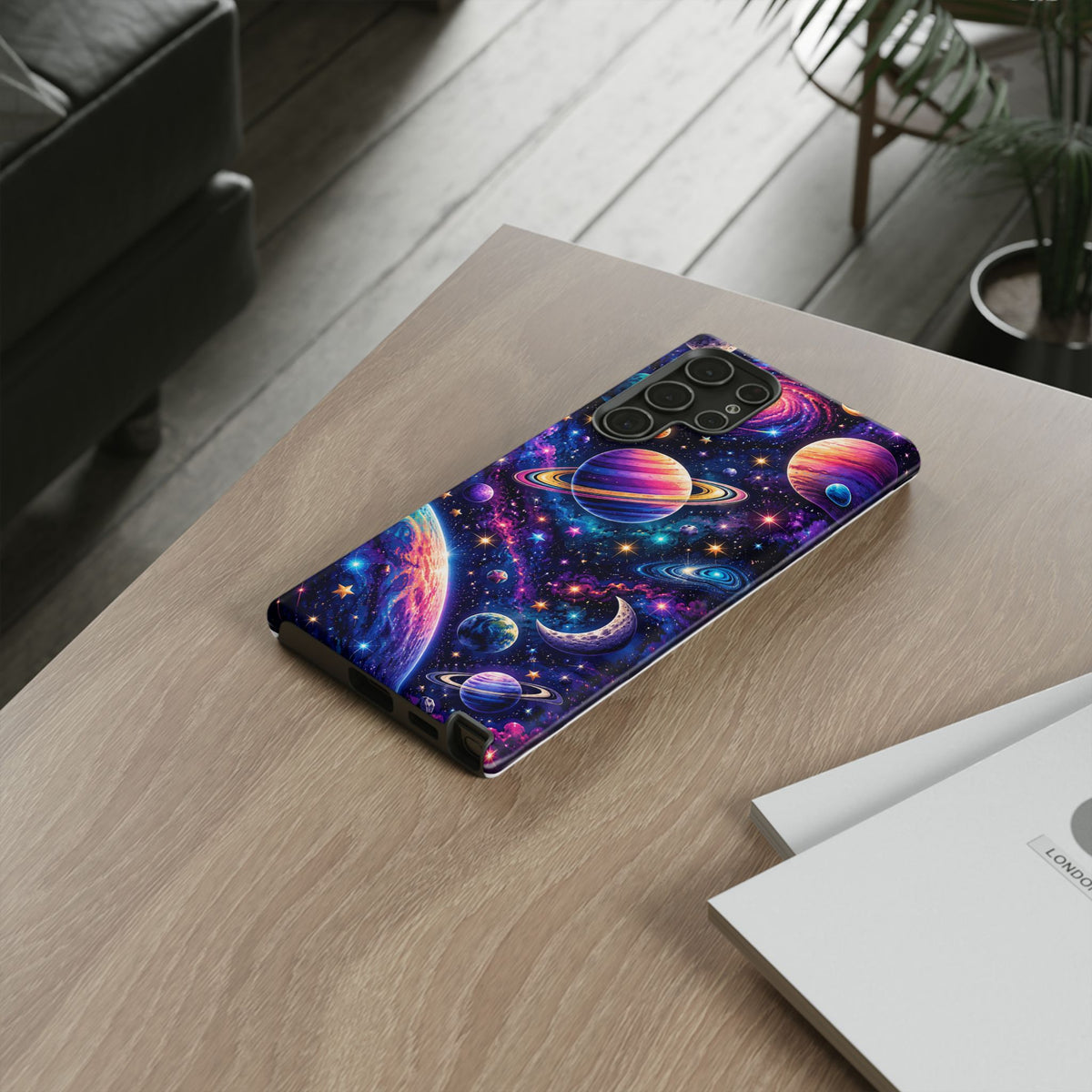 Colorful Galaxy Planets phone case | Tough Case