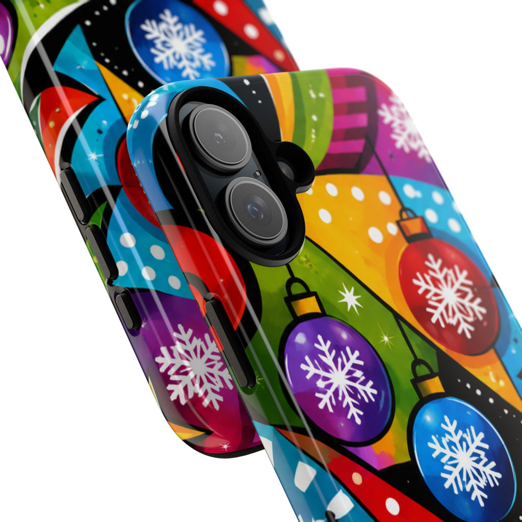 Holiday Ornament Phone Case — Colorful Festive Christmas Design