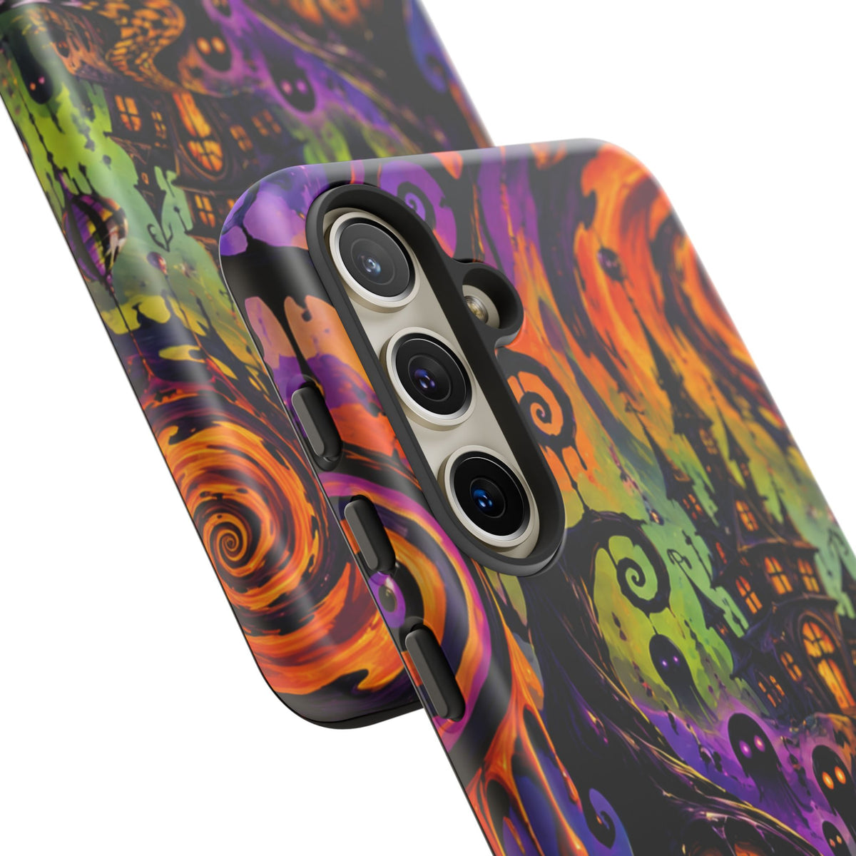 Phone Case — Psychedelic Haunted House Halloween Design