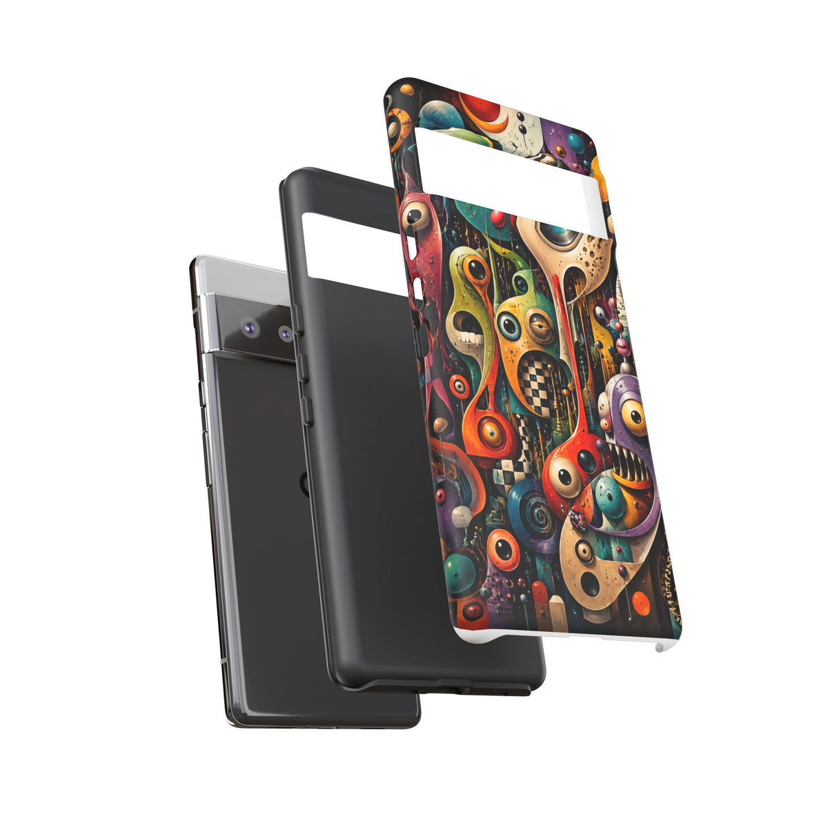 Surreal Monster Art Phone Case — Colorful Abstract Creature Design