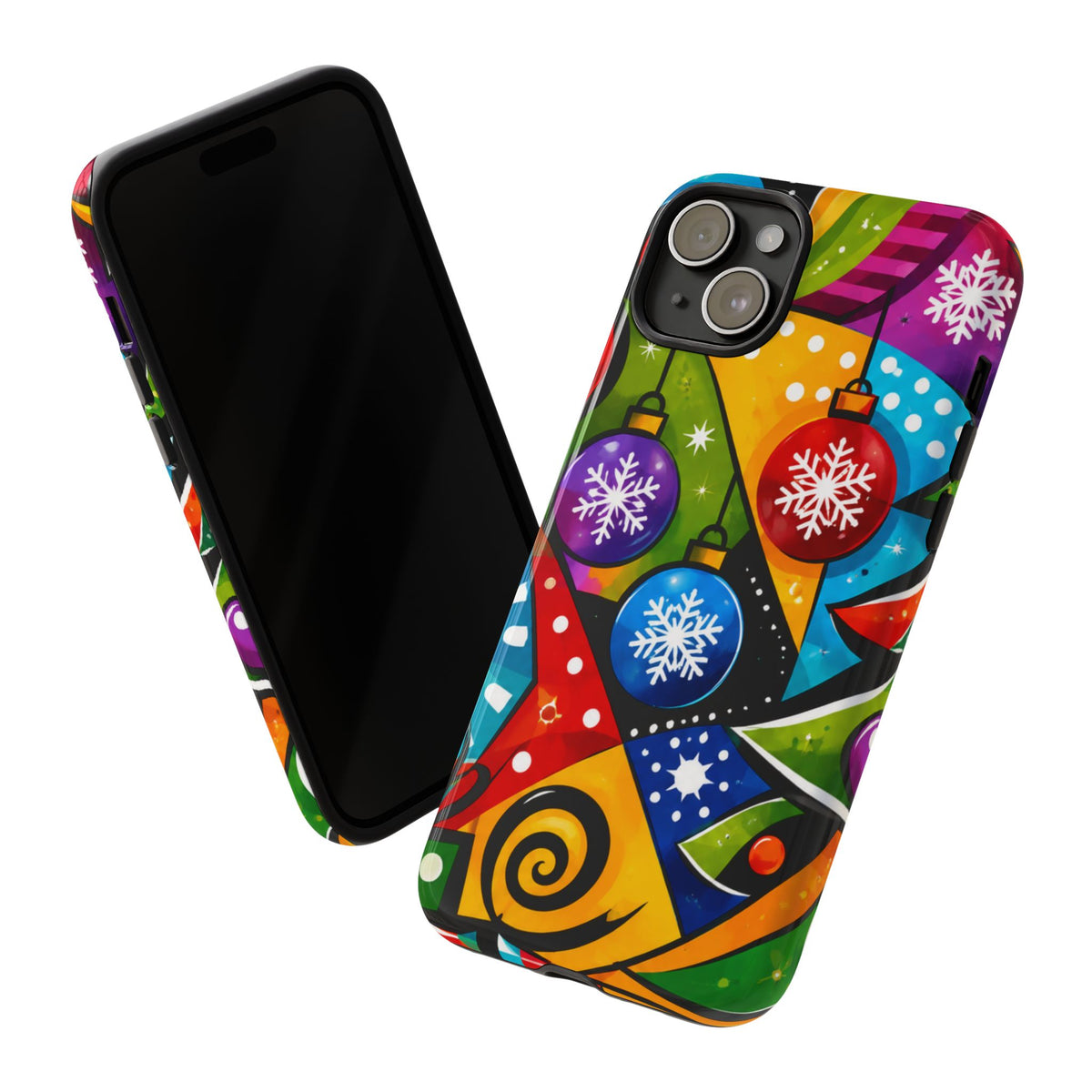 Holiday Ornament Phone Case — Colorful Festive Christmas Design