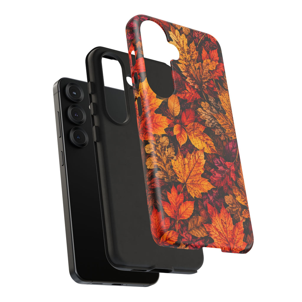 Autumn Leaves Tough Phone Case — Fall Foliage Protective Cover