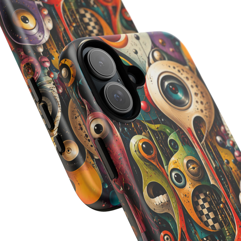 Surreal Monster Art Phone Case — Colorful Abstract Creature Design