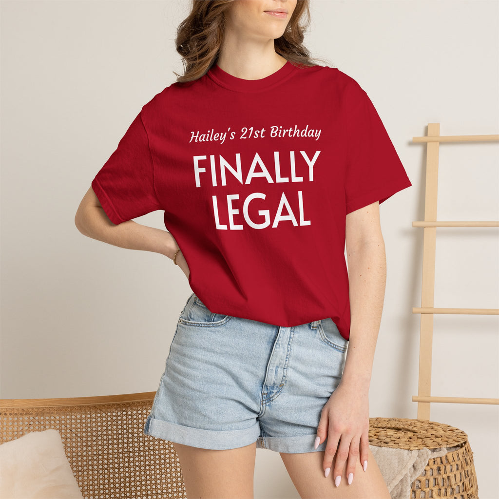 Classic White Garment-Dyed T-Shirt