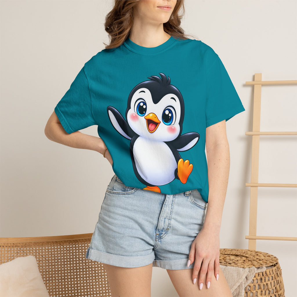 Cute Cartoon Penguin T-Shirt — Adorable Baby Penguin Graphic Tee