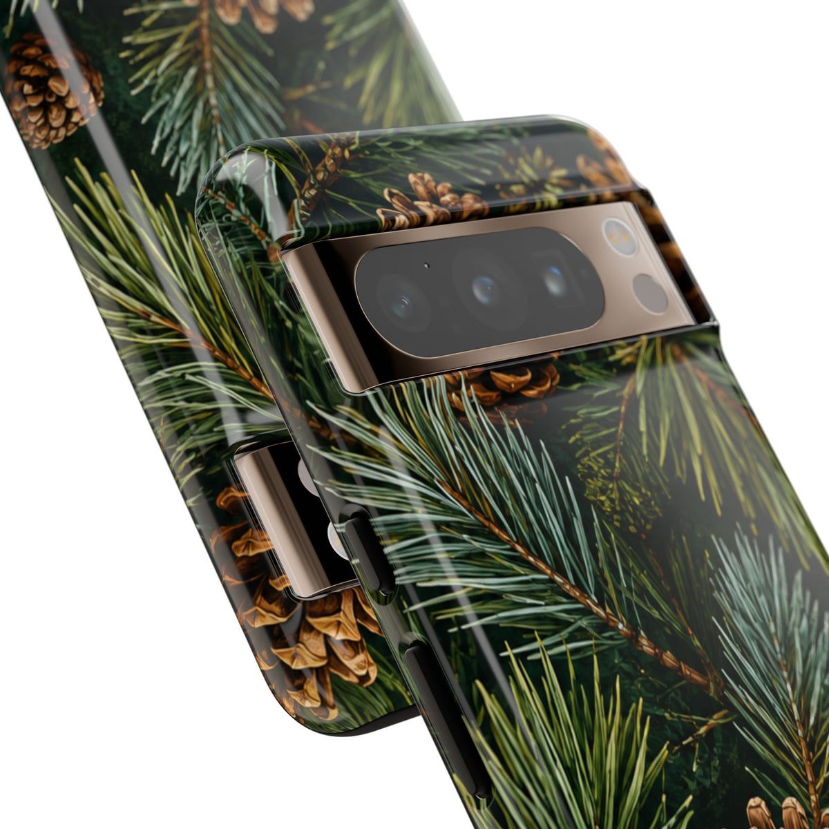 Pinecone Pines Phone Case — Festive Evergreen iPhone Cover
