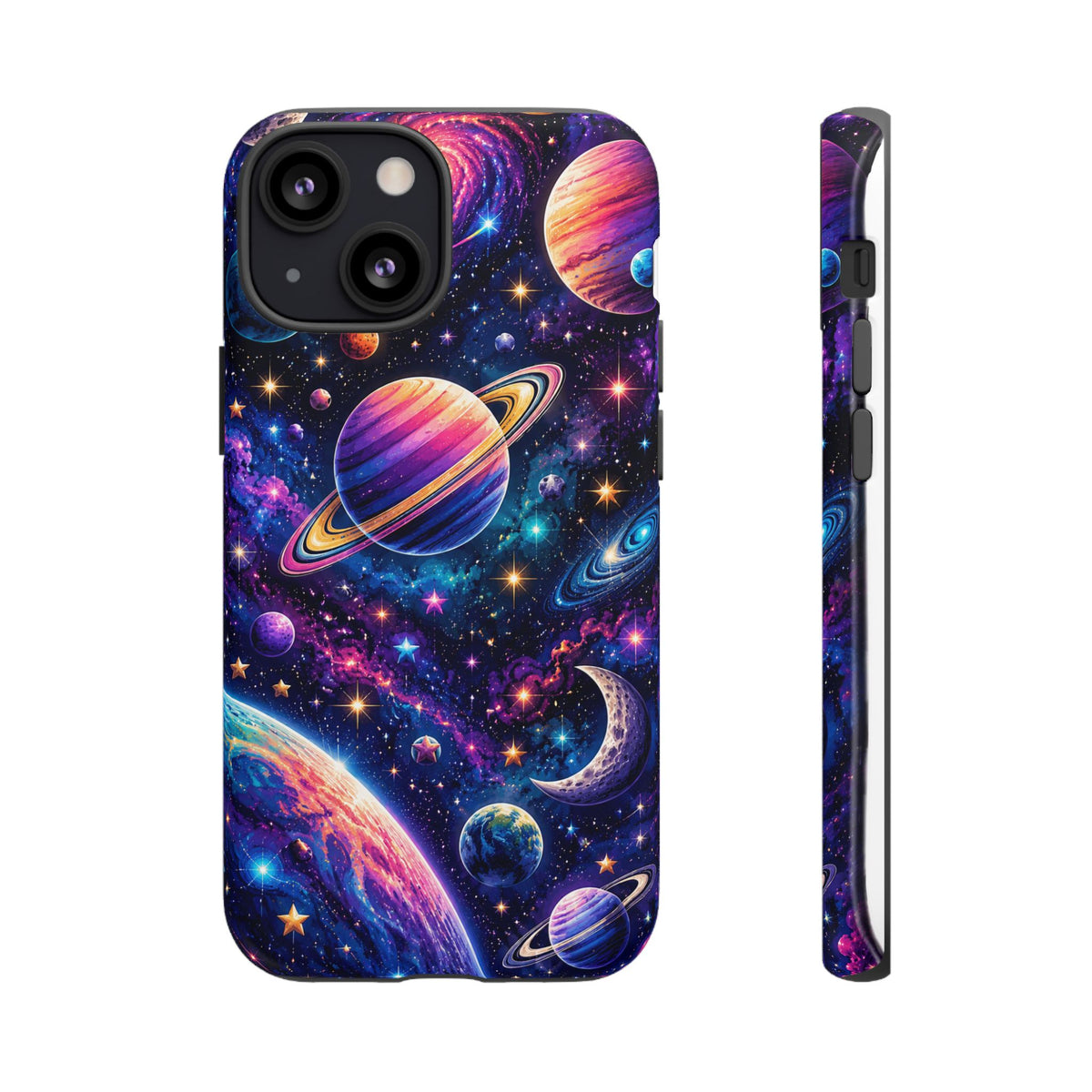 Colorful Galaxy Planets phone case | Tough Case