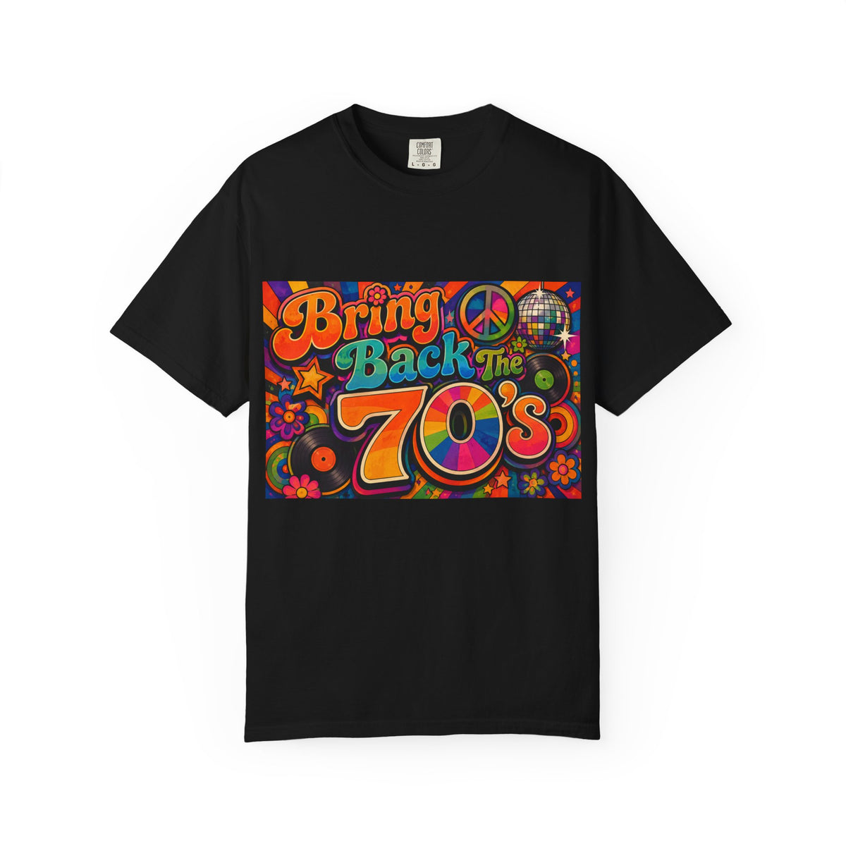 Bring Back the 70s T-shirt | Retro Psychedelic Disco Design