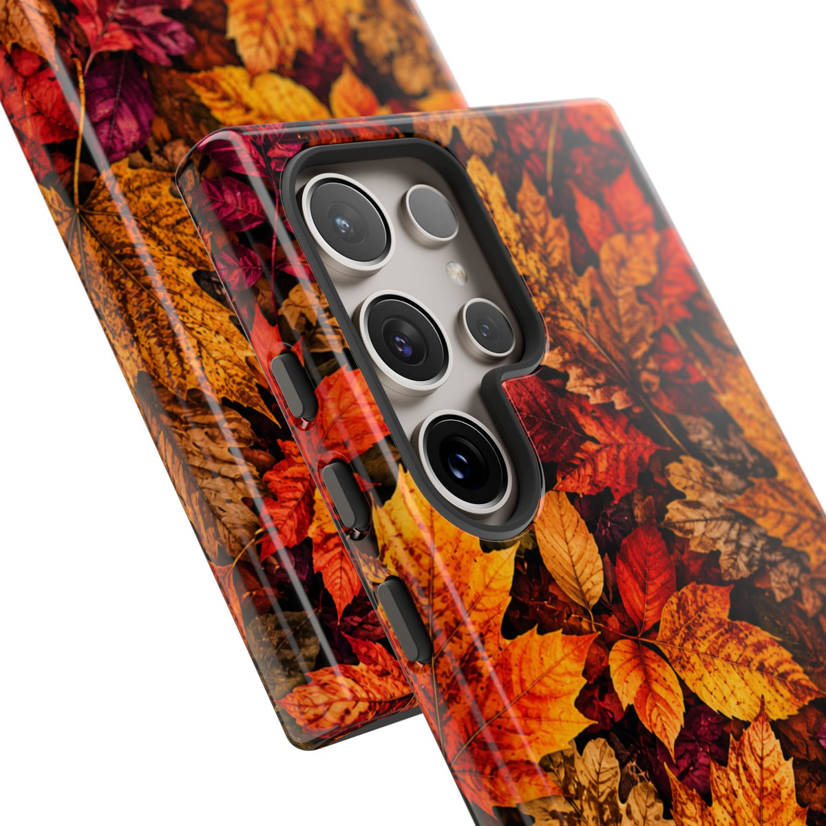 Autumn Leaves Tough Phone Case — Fall Foliage Protective Cover