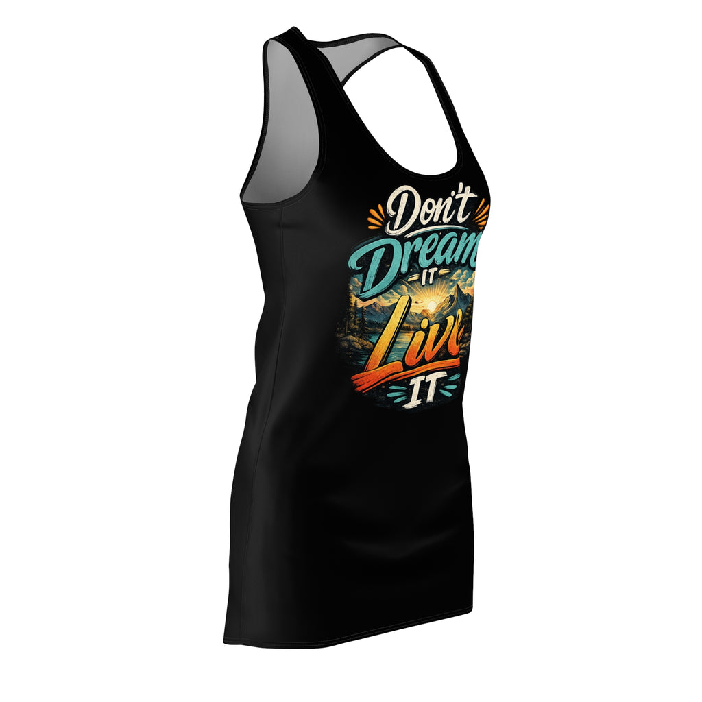 Don't Dream It Live It dress | Racerback dress with mountain typography
