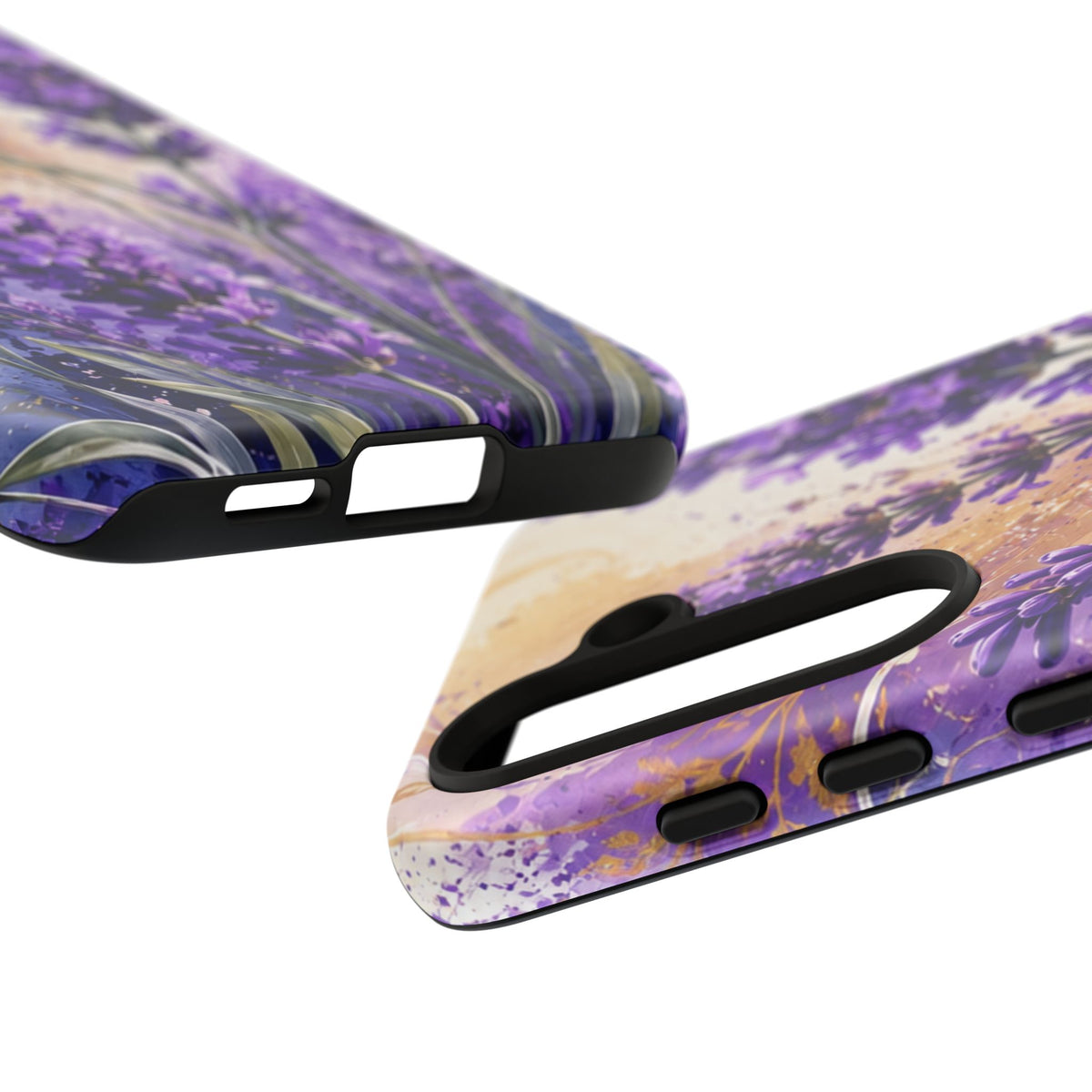 Lavender Bouquet Tough Phone Case — Protective Floral iPhone Case
