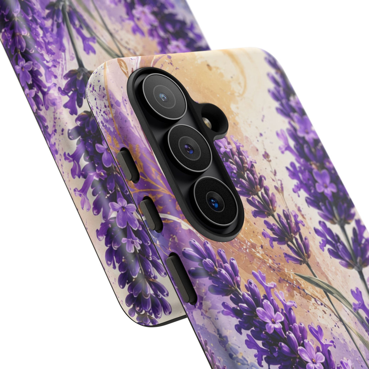 Lavender Bouquet Tough Phone Case — Protective Floral iPhone Case