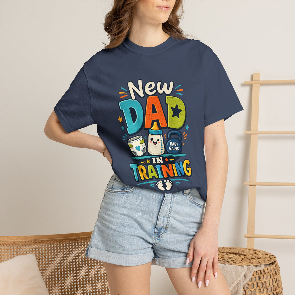 New Dad In Training Tee Shirt