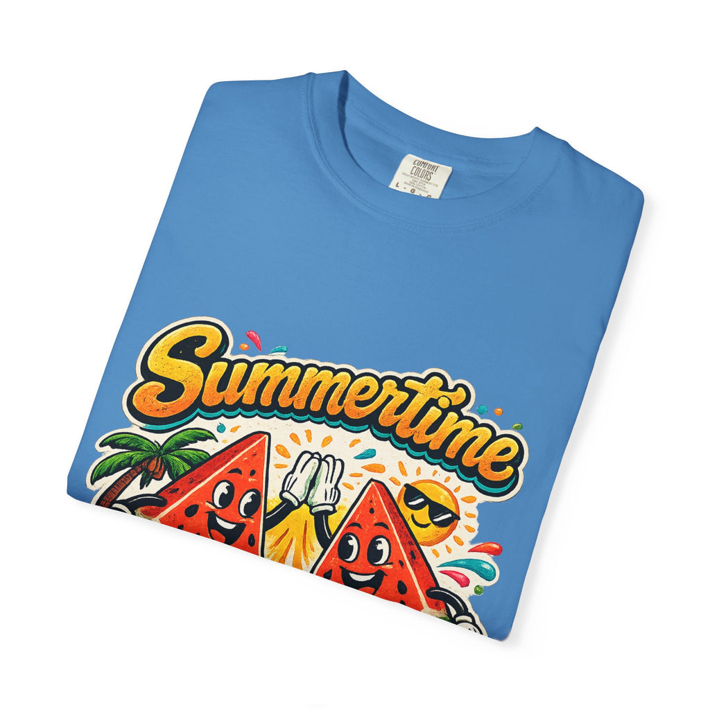 Summertime Fun Time Watermelon Graphic T-Shirt