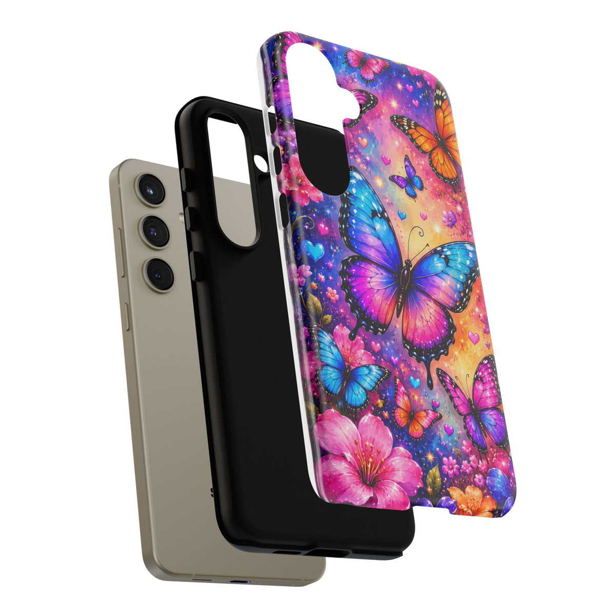 Colorful Butterfly Pattern Phone Case | Tough Cases