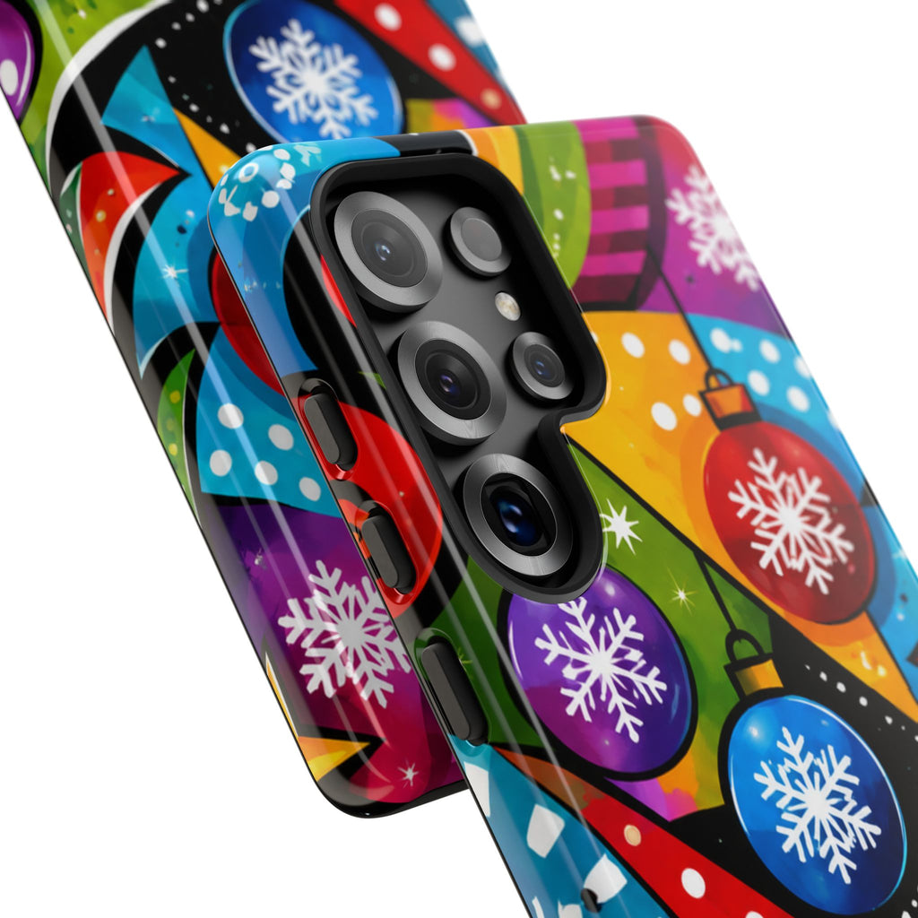 Holiday Ornament Phone Case — Colorful Festive Christmas Design