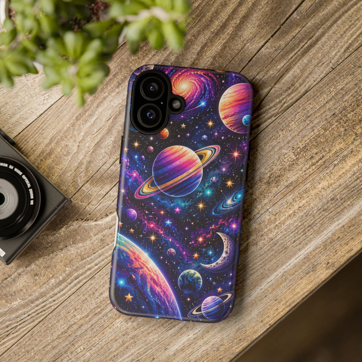 Colorful Galaxy Planets phone case | Tough Case