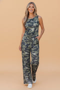 Camo Tank & Drawstring Pant Set