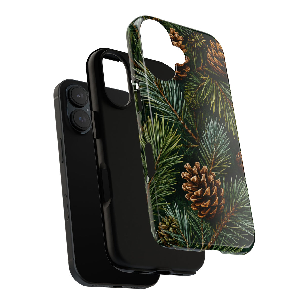 Pinecone Pines Phone Case — Festive Evergreen iPhone Cover