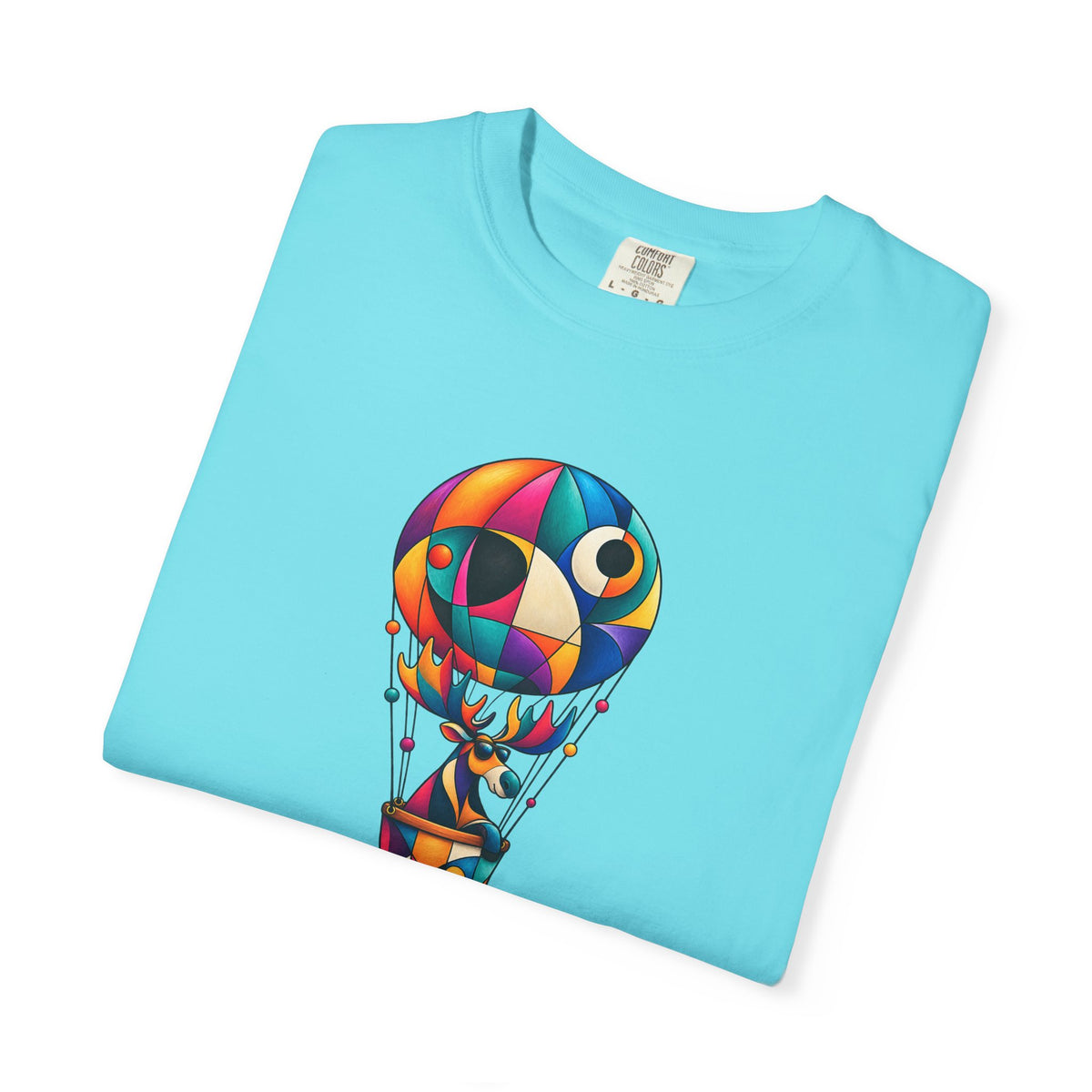 Hot Air Balloon Abstract Art T-Shirt