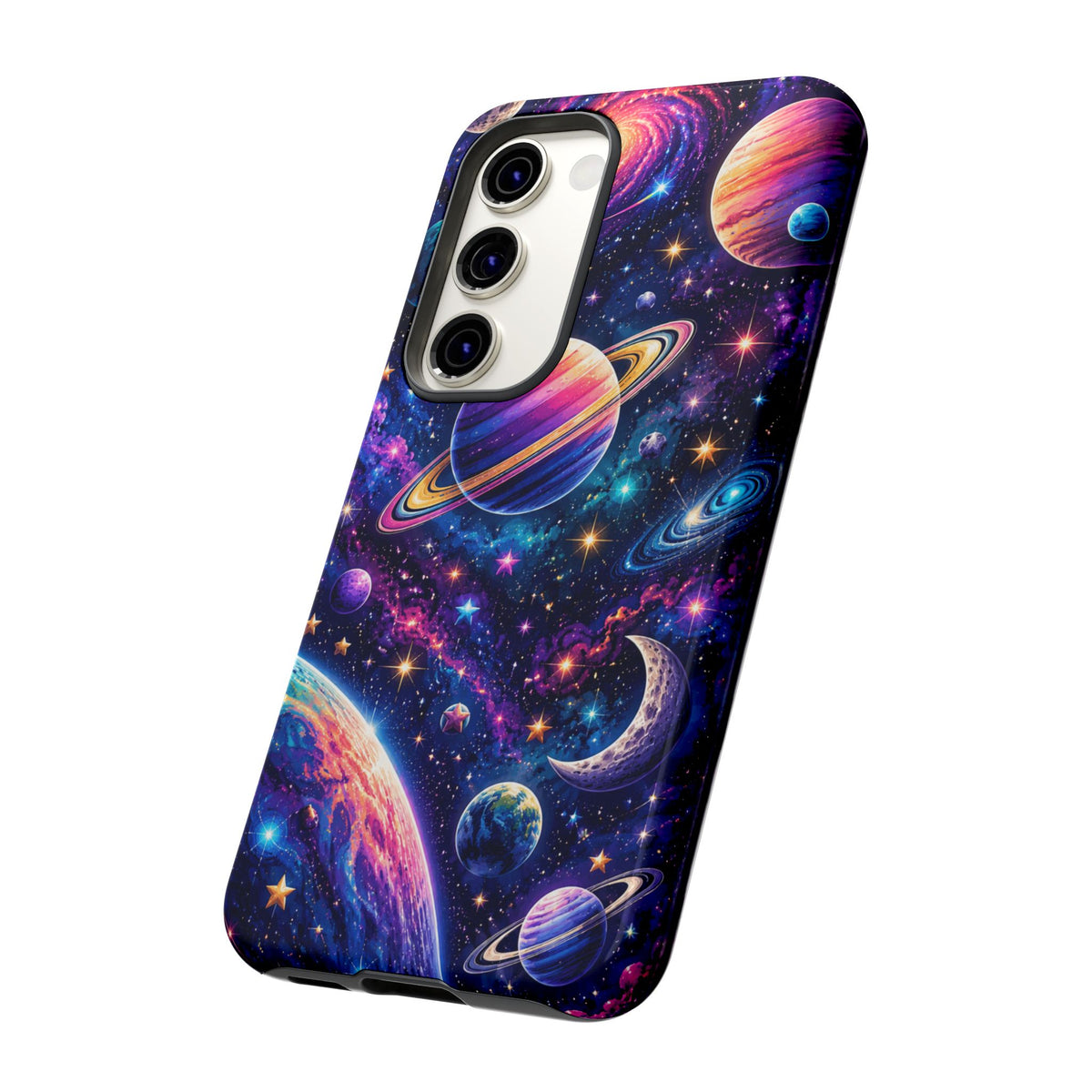 Colorful Galaxy Planets phone case | Tough Case