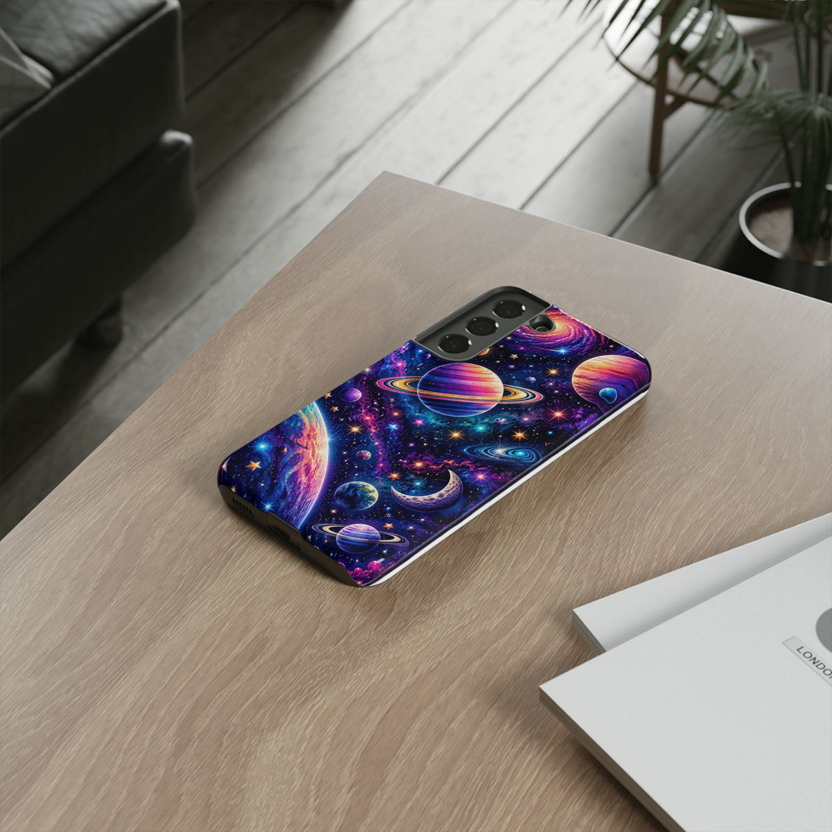 Colorful Galaxy Planets phone case | Tough Case