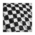 Checkered Racing Flag Tablecloth – Black & White Motorsport Table Cover