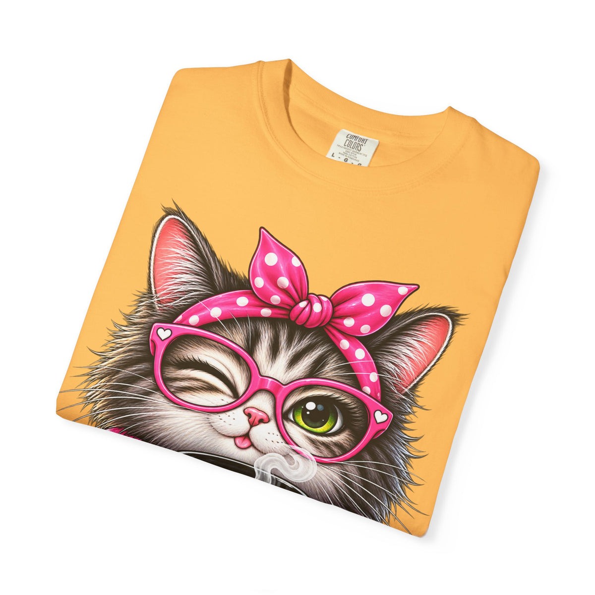 Cat Coffee Tee — "Coffee First Then People" Cute Cat Graphic T-Shirt