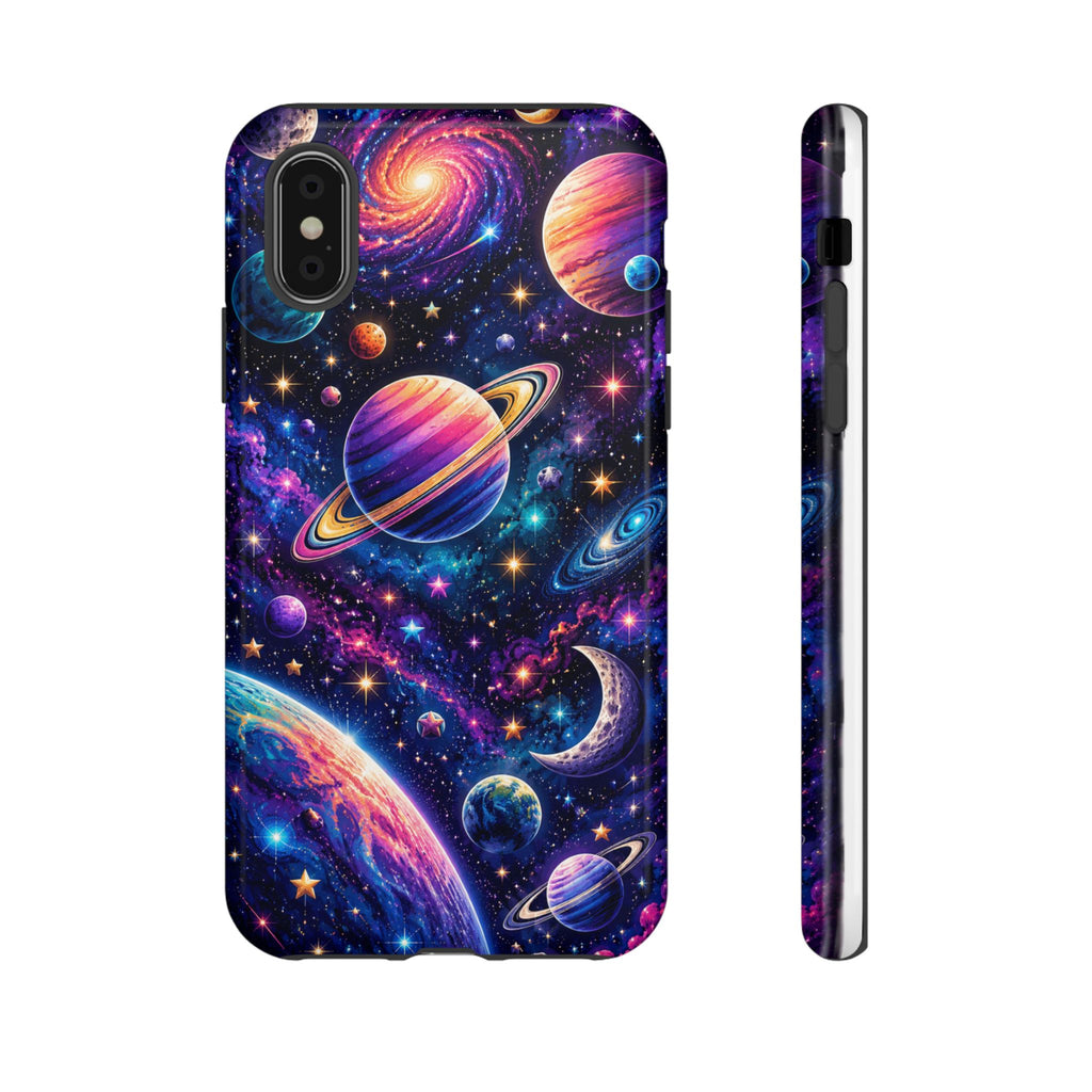 Colorful Galaxy Planets phone case | Tough Case