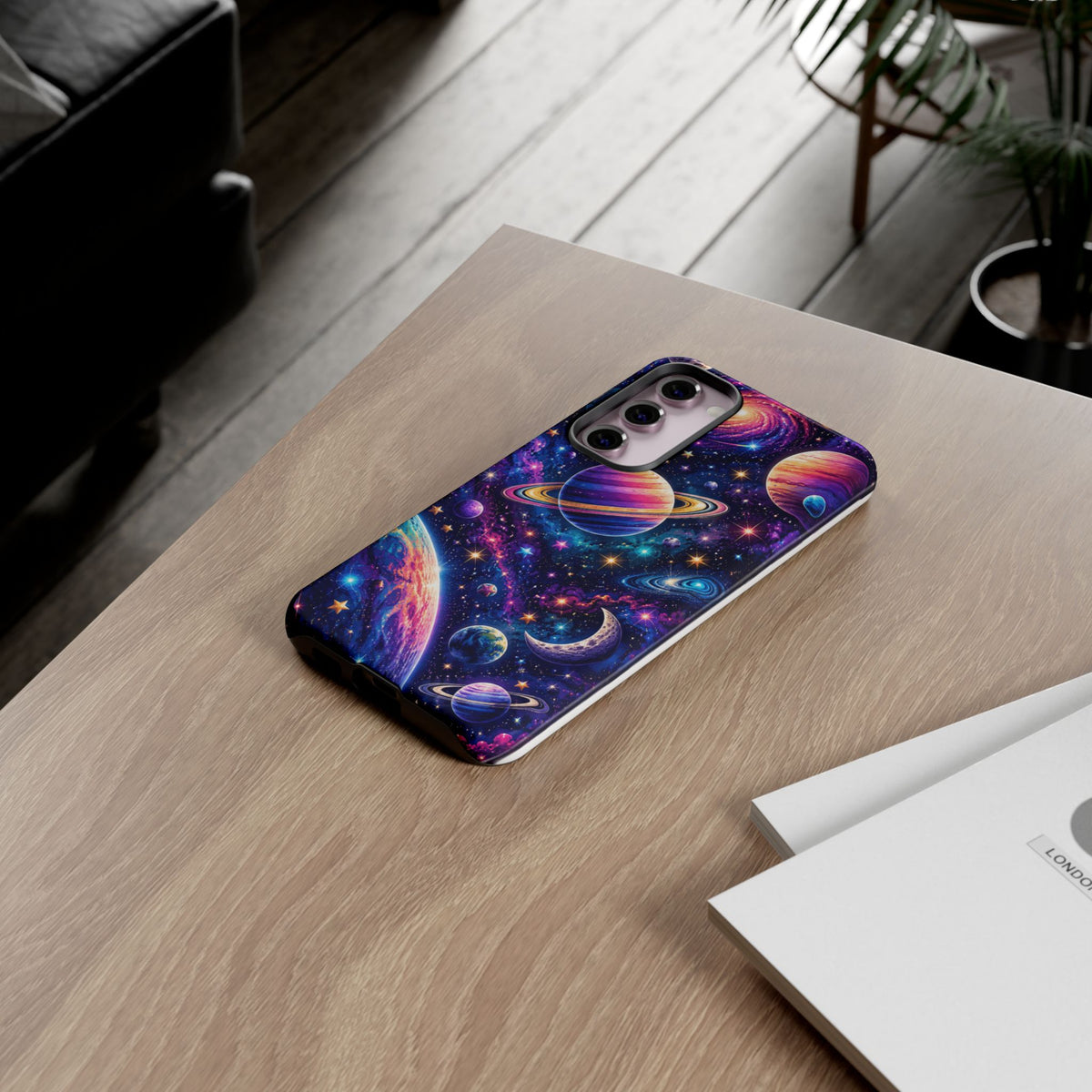 Colorful Galaxy Planets phone case | Tough Case